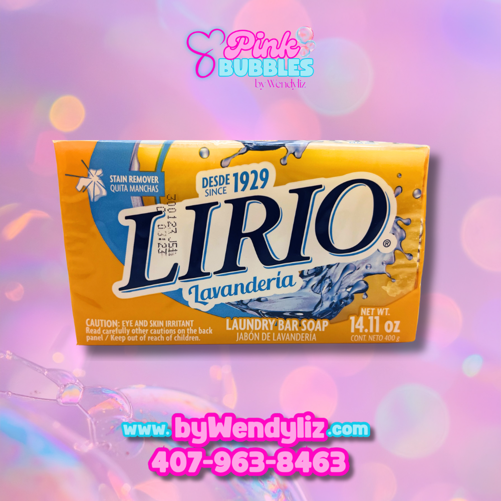 Jabón Lirio Barra Amarillo 400gr