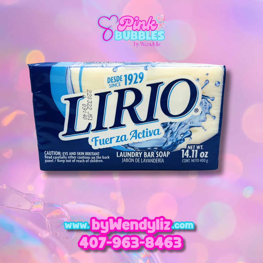 Jabón Lirio Barra Blanco 400gr